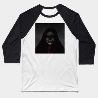 Metal Smile Demonic Ghost Baseball T-Shirt